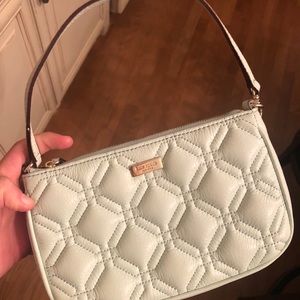 Kate Spade light blue hand clutch